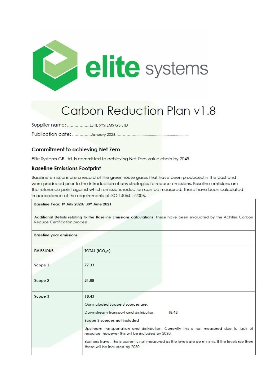 Carbon Reducation Plan