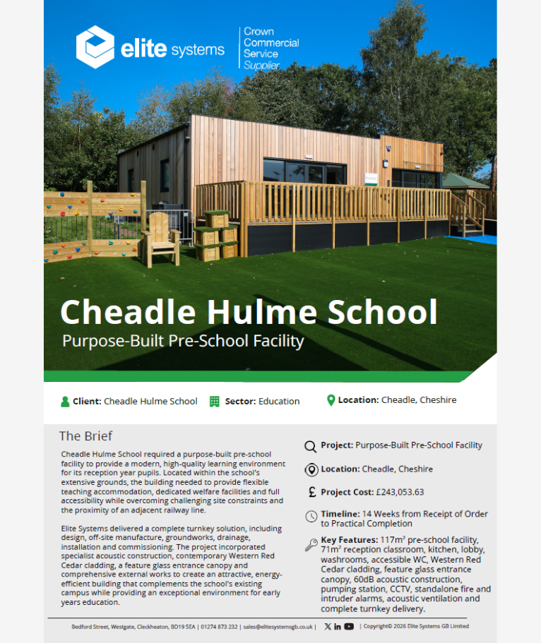Cover photo for Cheadle Humle School case study 