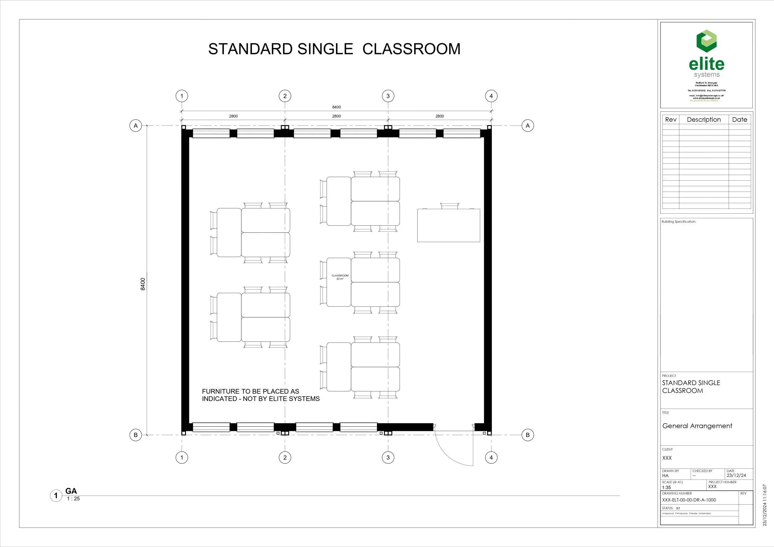STANDARD-SINGLE-CLASSROOM-8400-X