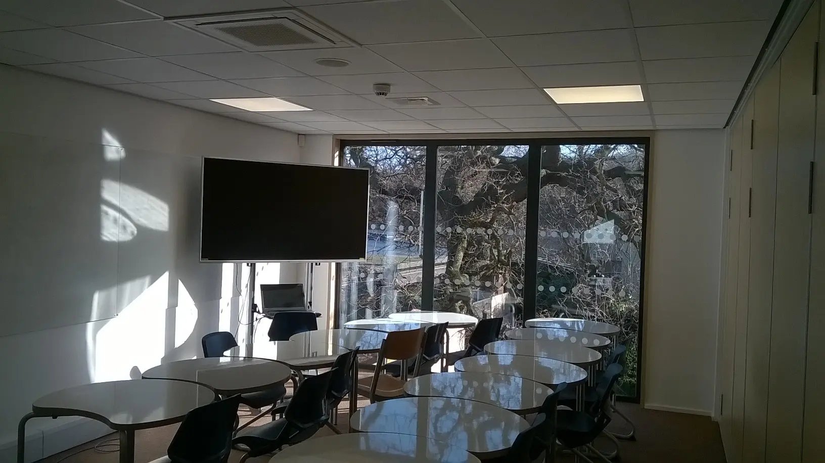 classroom within modular building