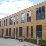 Permanent multi-storey modular education building providing high-quality teaching, research and student facilities on a university campus.