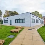 Permanent modular student support and SEND building providing inclusive spaces for wellbeing, counselling, admissions and wider student services.