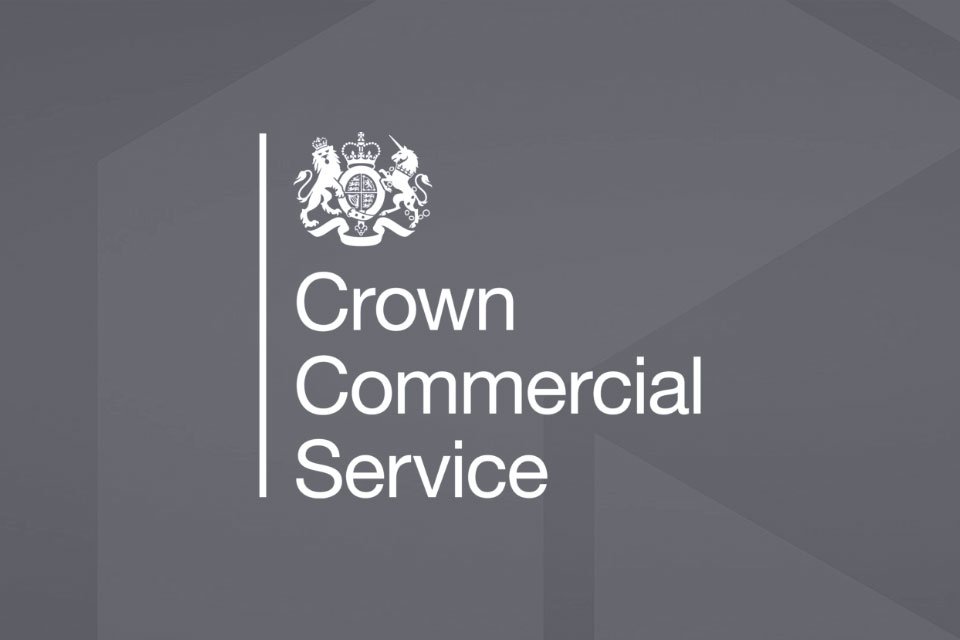 Crown Commercial Service Logo Grey Background