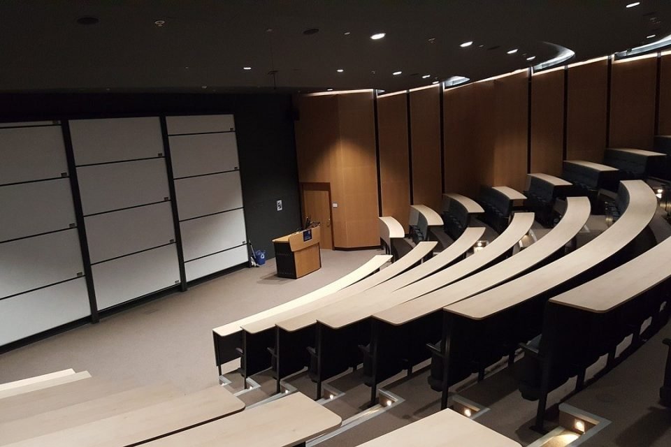 university lecture theatre