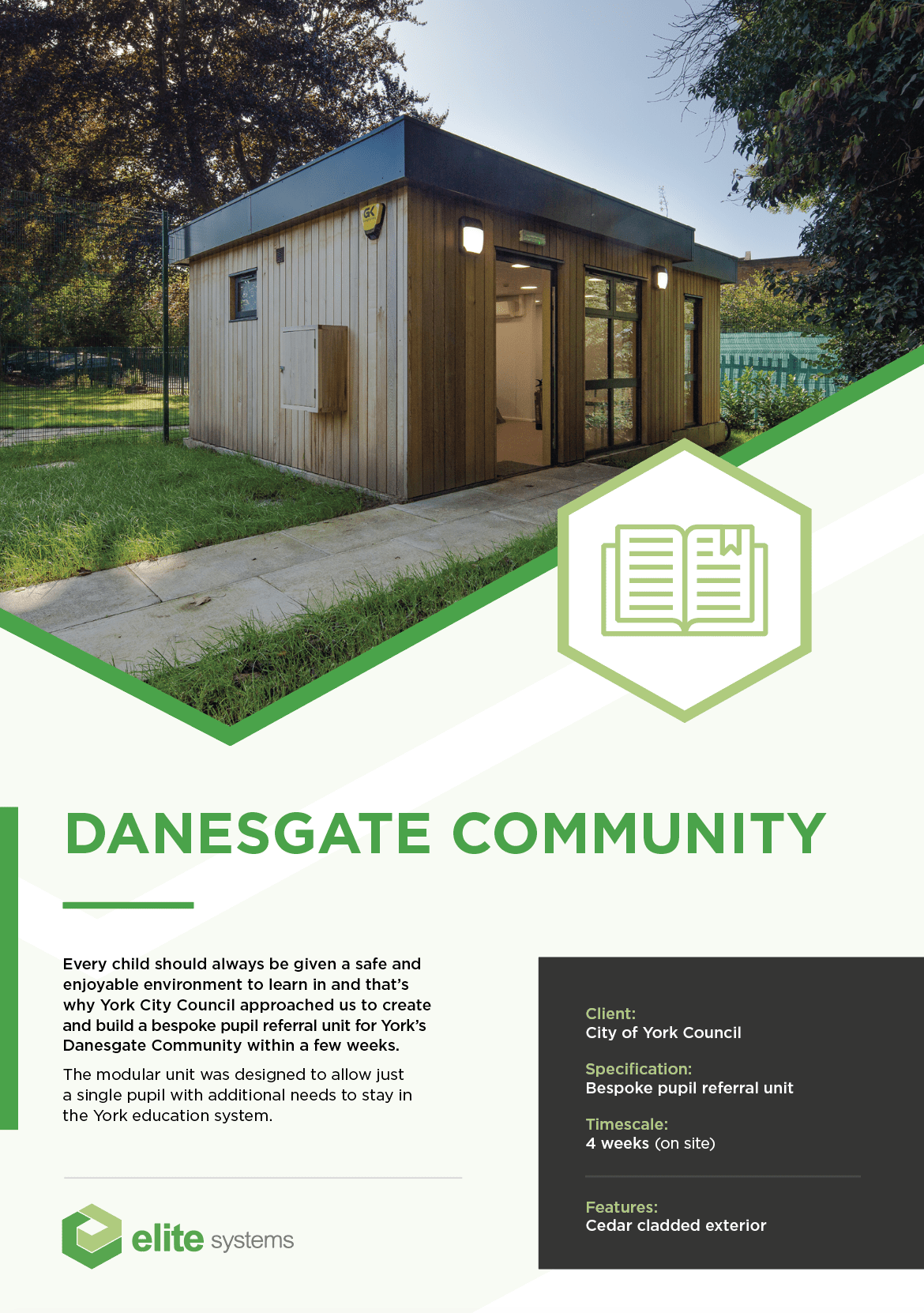 Front cover of 'Danesgate Community' PDF