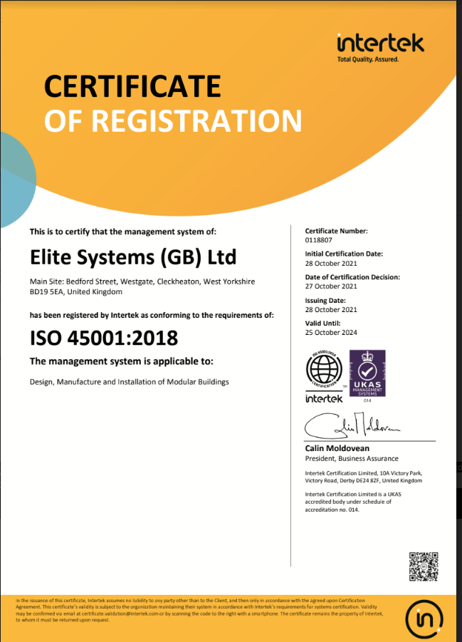 Front cover of 'ISO 45001' PDF