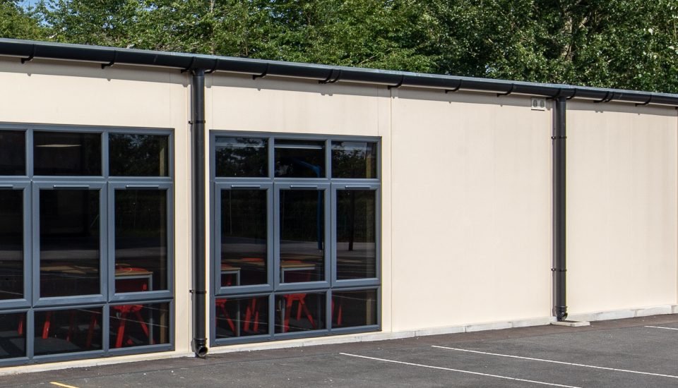 Image of modular building temporary classroom or permanent classroom