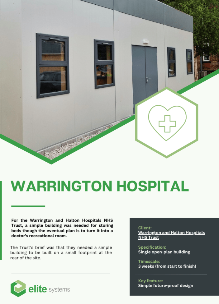 Front cover of 'Warrington Hospital' PDF