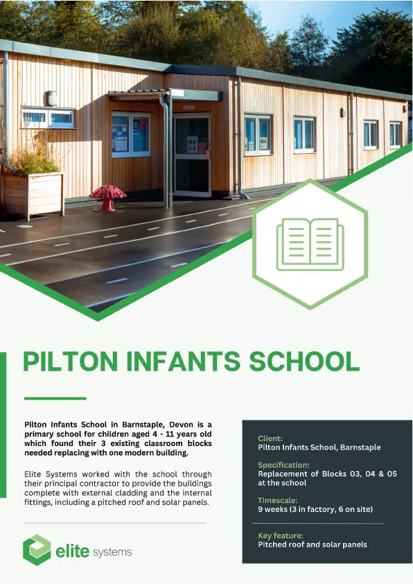 Front cover of 'Pilton Infants School' PDF